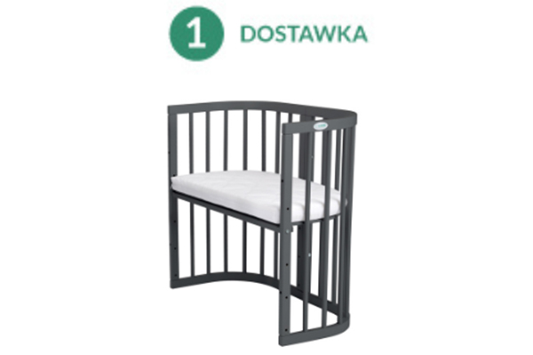 łóżeczko dziecięce drewniane - rozszerzane - 7w1 Waldin