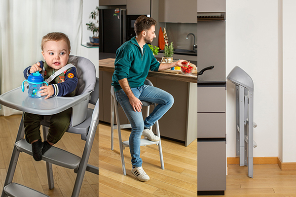 Składane krzesełko do karmienia dziecka Chicco Crescendo Up