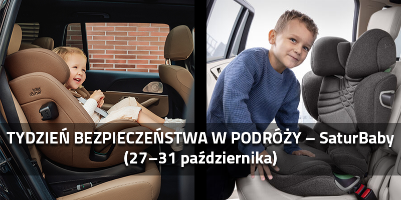 🚗 TYDZIEŃ BEZPIECZEŃSTWA W PODRÓŻY – SaturBaby (27–31 października)