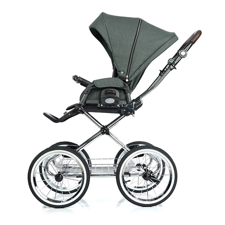 Roan Coss Classic Titanium wózek 2w1 głęboko-spacerowy