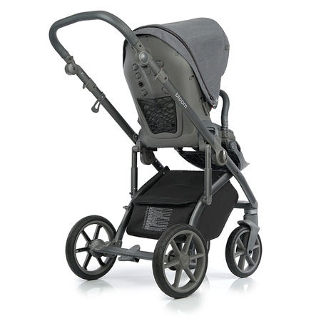 Roan Bloom Grey Dots wózek 2w1 głęboko-spacerowy