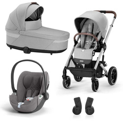Cybex Balios S Lux Lava Grey zestaw 3w1 z fotelikiem Cloud T i-Size Plus