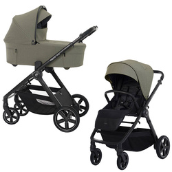Espiro Only 2025 Stylish Khaki wózek głęboko-spacerowy 2w1
