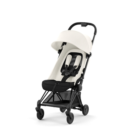 Cybex Coya Matt Black OFF WHITE wózek spacerowy