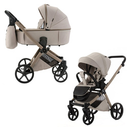 Adamex Alfa Natura Vanilla wózek 2w1 głęboko-spacerowy