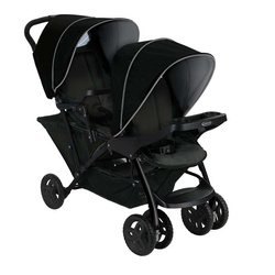 Graco Stadium Duo Black Grey wózek bliźniaczy