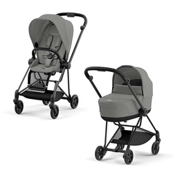 Cybex Mios Matt Black Mirage Grey wózek głęboko-spacerowy 2w1