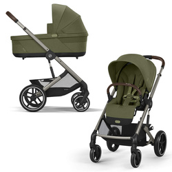 Cybex Balios S Lux 2.0 Moss Green wózek 2w1 głęboko-spacerowy